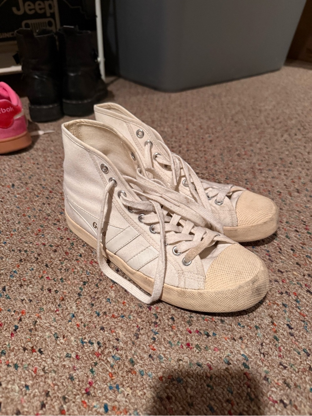 Gola Women's High-Top Sneakers in Off-White
